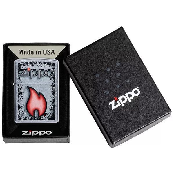 Запальничка бензинова Zippo Flame Design (49576) V77550502 фото