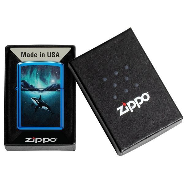 Зажигалка бензиновая Zippo Whale Design (48984) V77550914 фото