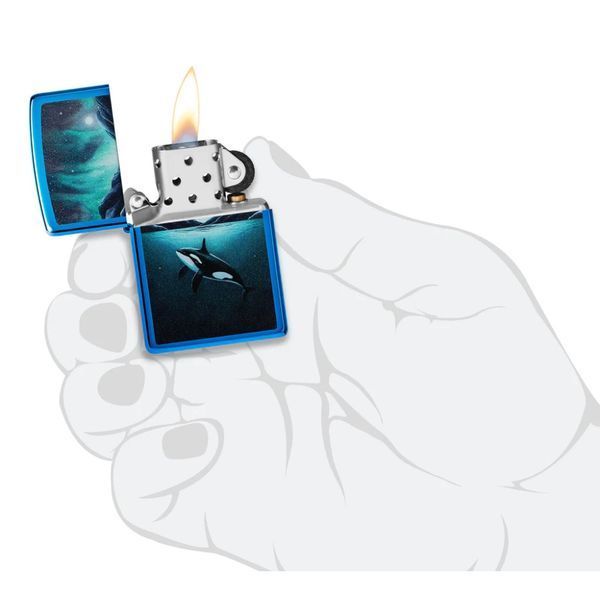 Зажигалка бензиновая Zippo Whale Design (48984) V77550914 фото