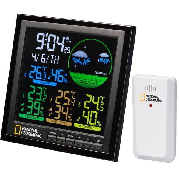 Метеостанція National Geographic VA Colour LCD 3 Sensors (9070700) 929329 фото
