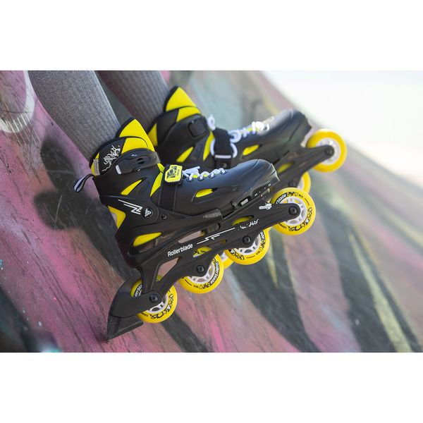 Rollerblade роликові ковзани Fury black-yellow 29-33 29310 фото