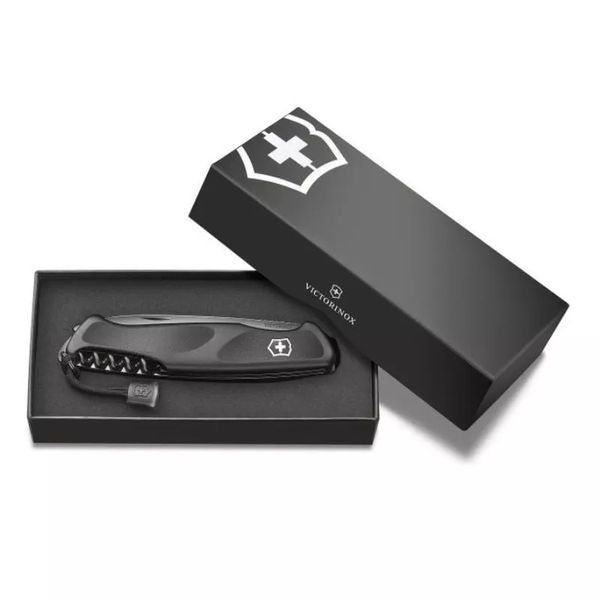 Швейцарський ніж Victorinox Ranger Grip 55 Onyx Black Чорний, подарункова коробка 0.9563.C31P V77554153 фото