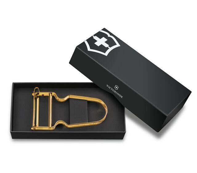 Овощечистка Victorinox REX позолота односторонняя гладкая ЖК 6.0900.88 4008486 фото