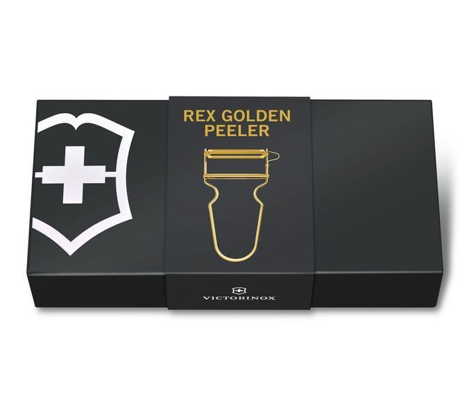 Овощечистка Victorinox REX позолота односторонняя гладкая ЖК 6.0900.88 4008486 фото