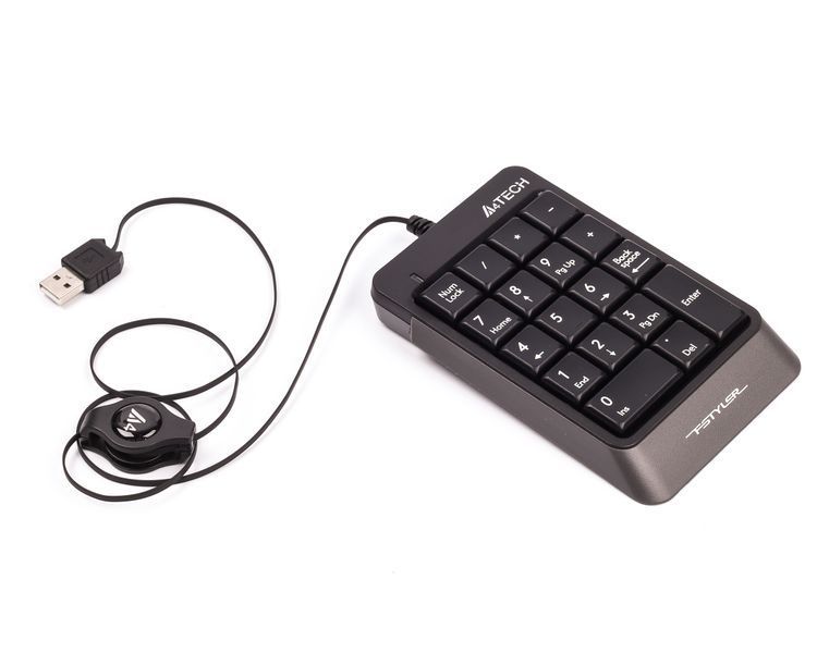 Клавиатура цифровая A4-Tech FK13, цвет серый, USB FK13 (Grey) 1604882 фото