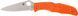 Ніж Spyderco Endura 4 Flat Ground Orange VG-10 C10FPOR 871307 фото 1