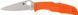 Ніж Spyderco Endura 4 Flat Ground Orange VG-10 C10FPOR 871307 фото 11