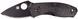 Ніж Spyderco Ambitious Lightweight Black Blade Serrated FRN Серейтор C148SBBK 871544 фото 1