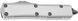 Ніж Microtech UTX-85 Drop Point S/E Stonewash Standard White 231-10CR 14090725 фото 4