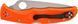 Ніж Spyderco Endura 4 Flat Ground Orange VG-10 C10FPOR 871307 фото 5