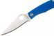 Ніж Spyderco Honeybee 12C27 G-10 Blue C137GBLP 871676 фото 4