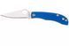 Ніж Spyderco Honeybee 12C27 G-10 Blue C137GBLP 871676 фото 1