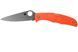 Ніж Spyderco Endura 4 Flat Ground Orange VG-10 C10FPOR 871307 фото 3