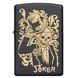 Запальничка Zippo Joker Чорна з малюнком 29632 V77550515 фото 1