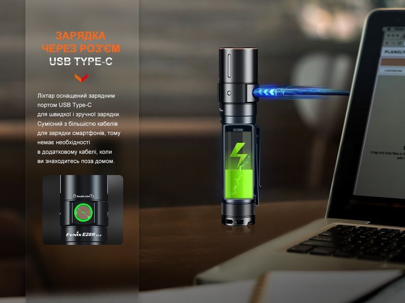 Ліхтар ручний Fenix E28R V2.0 98492 фото