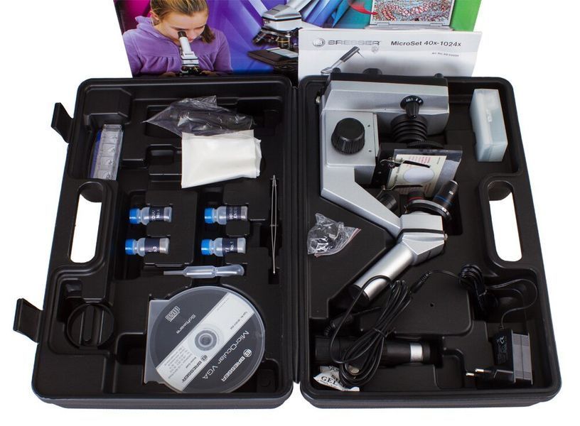 Микроскоп Bresser Junior 40x-1024x USB Camera с кейсом 8855000 фото