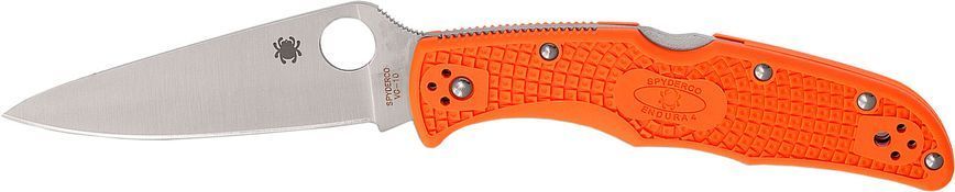 Ніж Spyderco Endura 4 Flat Ground Orange VG-10 C10FPOR 871307 фото