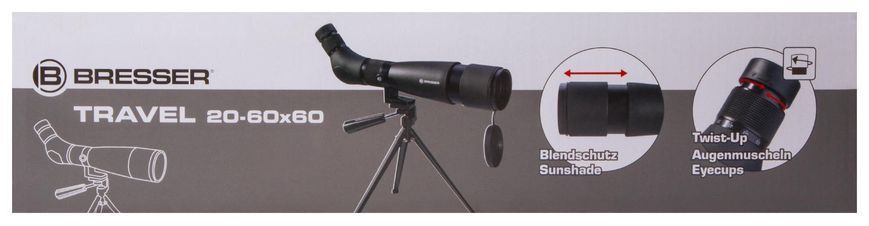 Підзорна труба Bresser Travel 20-60x60 + штатив 4310000 фото