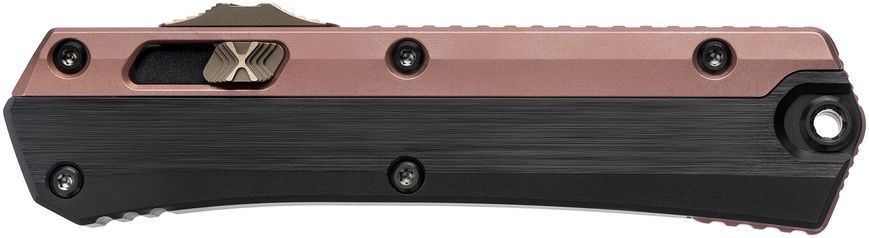 Ніж Microtech Glykon Marfione Select Bronze Baker Coppermai Damascus Rose Gold PVD Purple 184-16MS3 14090732 фото