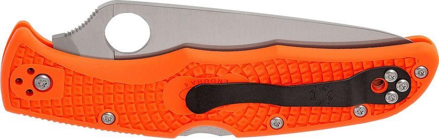 Ніж Spyderco Endura 4 Flat Ground Orange VG-10 C10FPOR 871307 фото