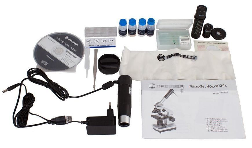 Микроскоп Bresser Junior 40x-1024x USB Camera с кейсом 8855000 фото