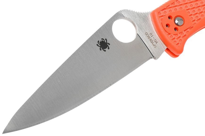 Ніж Spyderco Endura 4 Flat Ground Orange VG-10 C10FPOR 871307 фото