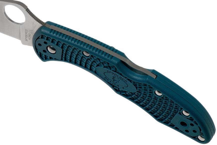Ніж Spyderco Delica 4 Blue K390 C11FPK390 871431 фото