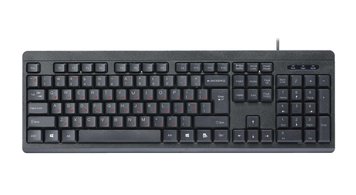 Клавиатура проводная Maxxter KB-112-U, USB, черного цвета KB-112-U 1604639 фото