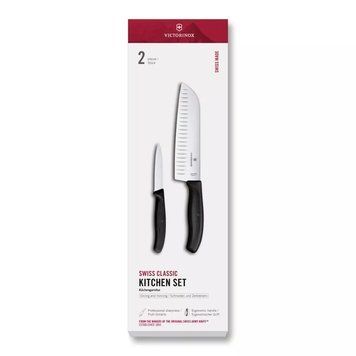 Набор кухонный из двух ножей Victorinox Swiss Classic Kitchen Черный 6.7133.21G V77554378 фото