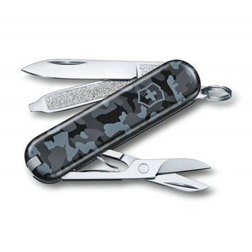 Швейцарський ніж Victorinox Сlassic SD Navy camouflage 0.6223.942 4008820 фото