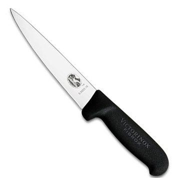 Нож кухонный разделочный Victorinox Fibrox 14 см Черный 5.5603.14 4004503 фото