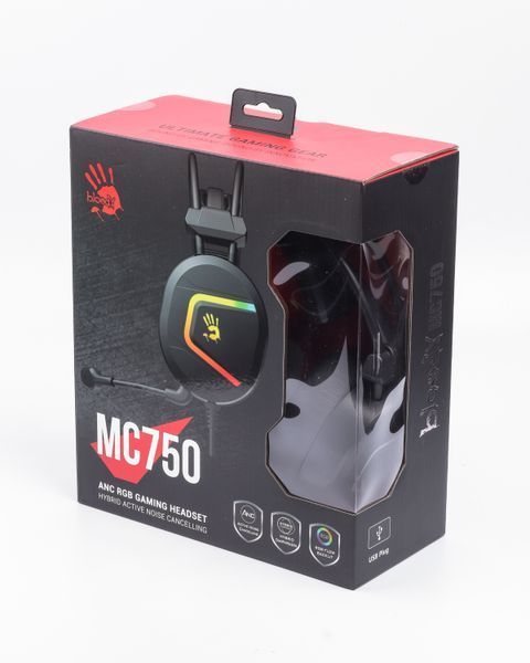 Гарнітура ігрова Bloody MC750 Bloody з підсвічуванням, USB MC750 Bloody (Black) 1605785 фото