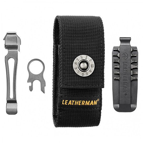 Мультитул Leatherman Charge Plus + чохол + метричные біти + кліпса + кільце для темляка 832516 4007800 фото