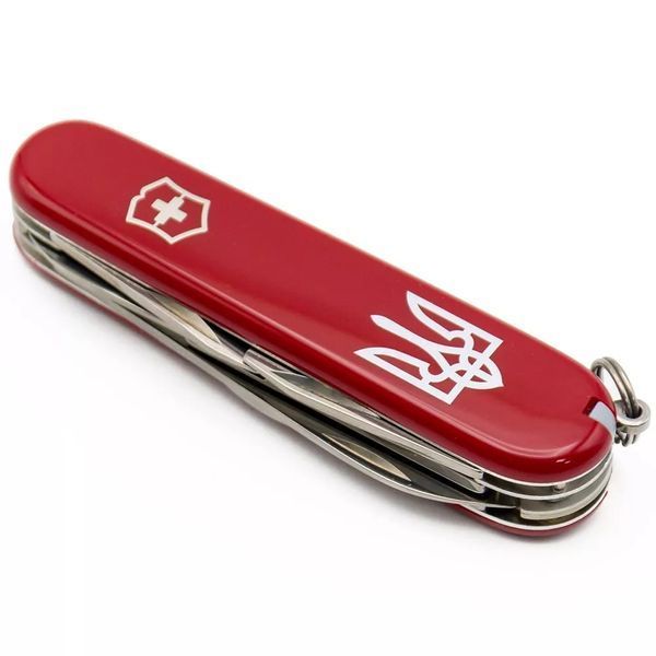 Швейцарский нож Victorinox Climber Ukraine 91 мм Трезубец белый (1.3703_T0010u) V77552912 фото