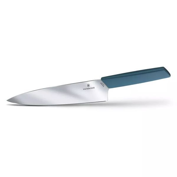 Кухонный разделочный нож Victorinox Swiss Modern Carving Голубой, блистер 6.9016.202B V77554470 фото