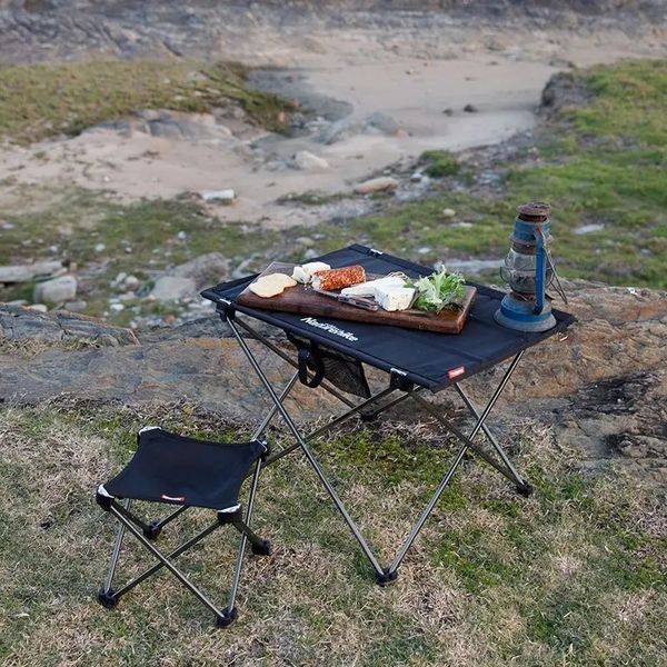 Cтіл розкладний Naturehike NH20JJ020,1680D Oxford / алюміній, Розмір L, Бежевий 87776 фото