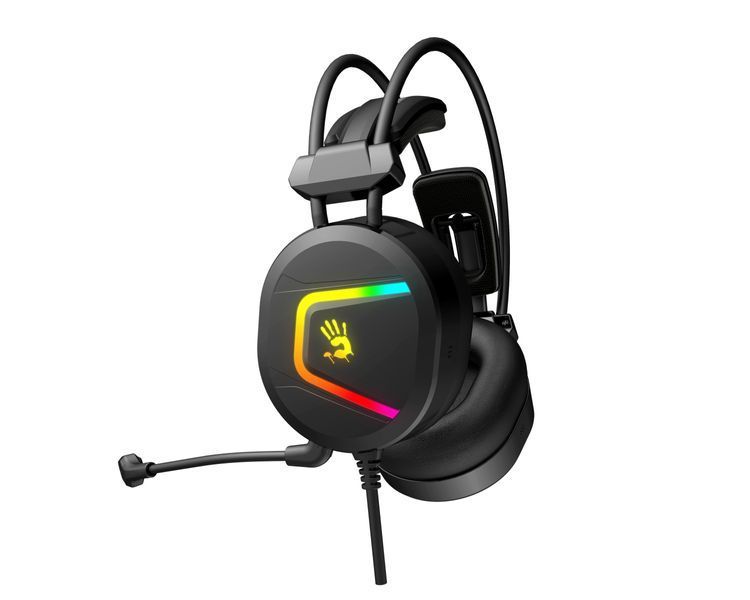 Гарнітура ігрова Bloody MC750 Bloody з підсвічуванням, USB MC750 Bloody (Black) 1605785 фото