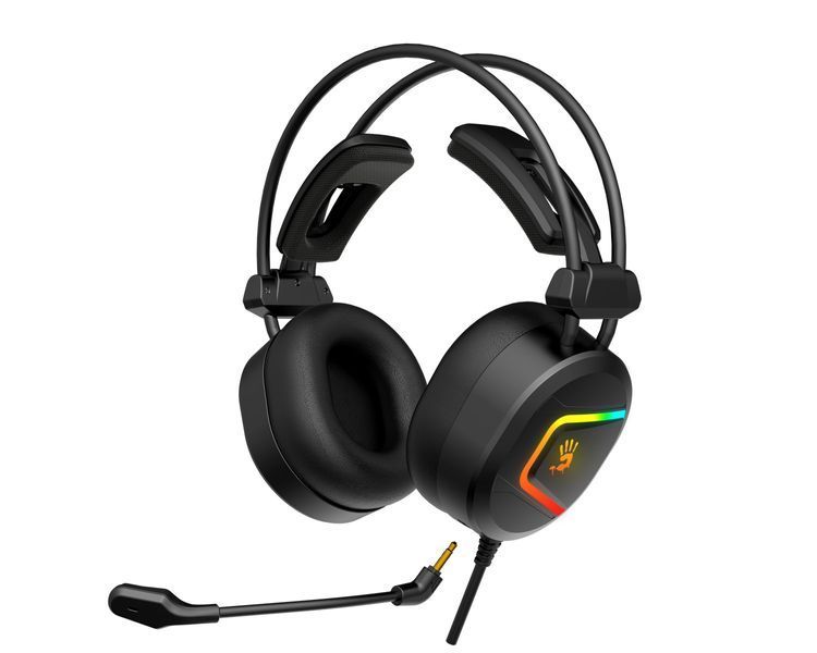Гарнітура ігрова Bloody MC750 Bloody з підсвічуванням, USB MC750 Bloody (Black) 1605785 фото