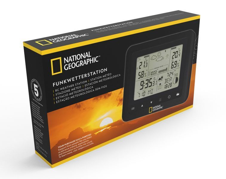Метеостанція National Geographic Weather Stations Black 9070100 фото