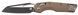 Ніж Microtech MSI Black Blade Fluted G-10 Tan 210-1FLGTBK 14090882 фото 1