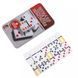Домино с разноцветными точками в металлическом кейсе Double Six Color 19х11х2,1 см (DN35988) V77553961 фото 2