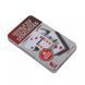 Домино с разноцветными точками в металлическом кейсе Double Six Color 19х11х2,1 см (DN35988) V77553961 фото 5