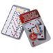 Домино с разноцветными точками в металлическом кейсе Double Six Color 19х11х2,1 см (DN35988) V77553961 фото 1