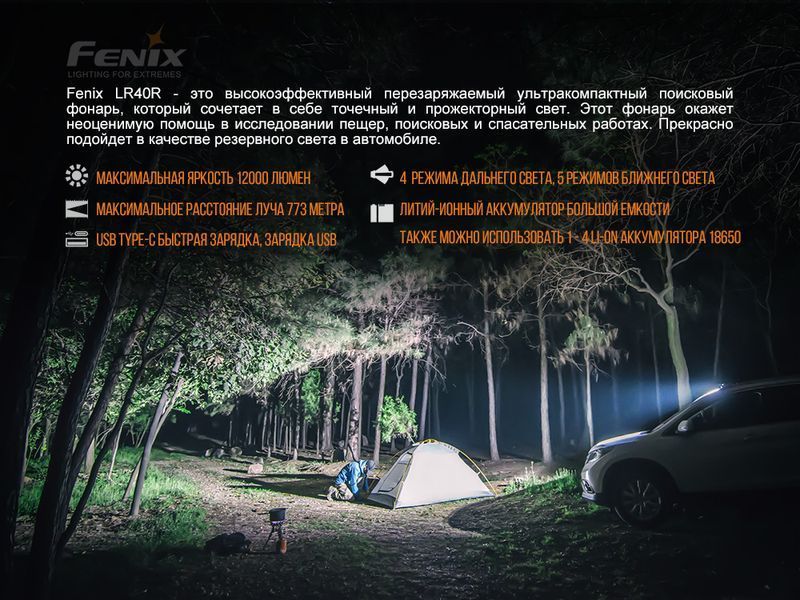Ліхтар ручний Fenix LR40R 60713 фото