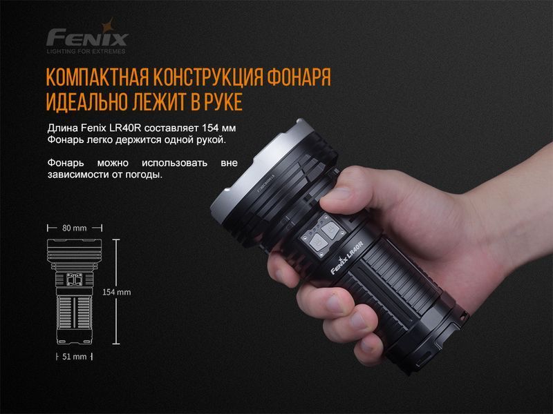 Ліхтар ручний Fenix LR40R 60713 фото