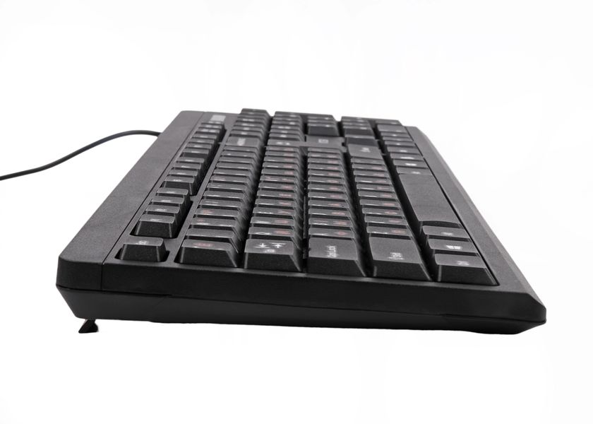 Клавиатура проводная Maxxter KB-112-U, USB, черного цвета KB-112-U 1604639 фото