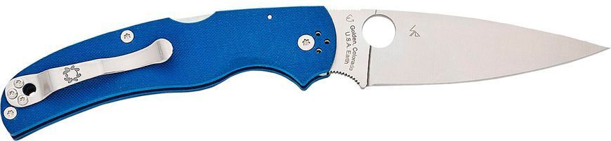 Нож Spyderco Native Chief CPM-SPY27 G-10 Cobalt Blue C244GPCBL 871692 фото