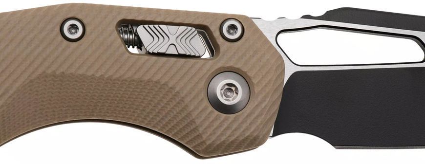 Ніж Microtech MSI Black Blade Fluted G-10 Tan 210-1FLGTBK 14090882 фото