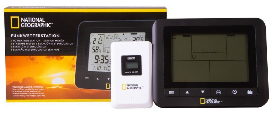 Метеостанція National Geographic Weather Stations Black 9070100 фото