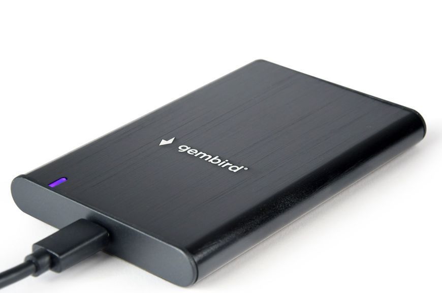 Зовнішня кишеня Gembird EE2-U3S-6 2.5", USB3.1, чорний колір, алюміній EE2-U3S-6 1604776 фото